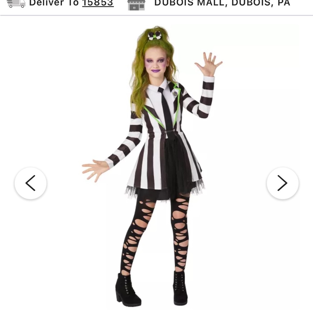 Kids Beetlejuice Dress Halloween costumes